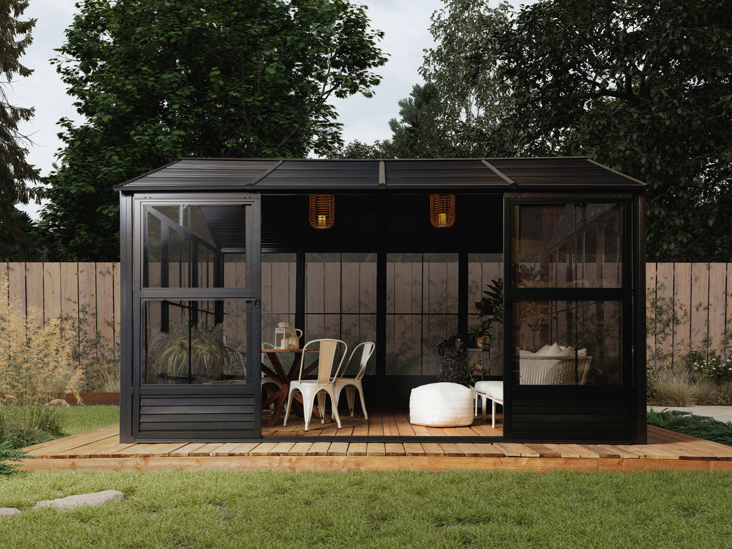 Le Solarium Myrdal en Noir