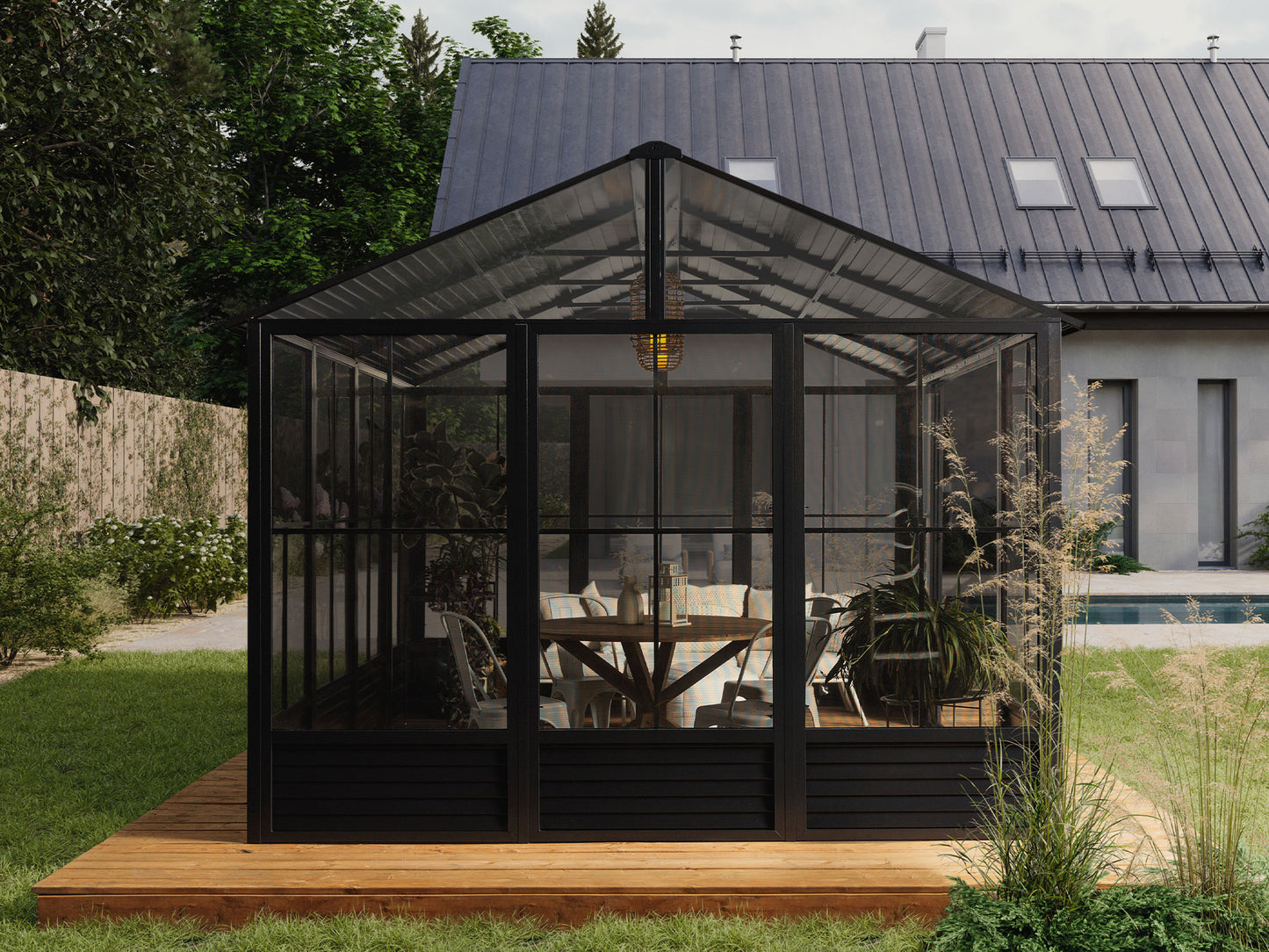Le Solarium Myrdal en Noir