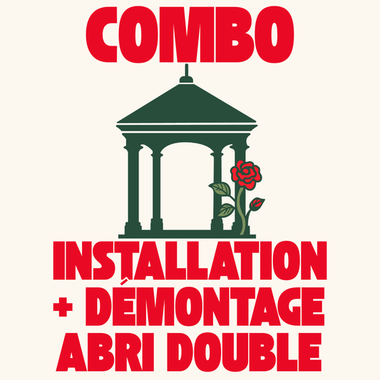 Combo installation + démontage DOUBLE