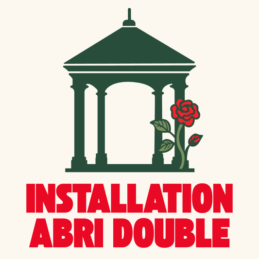 Installation abri DOUBLE