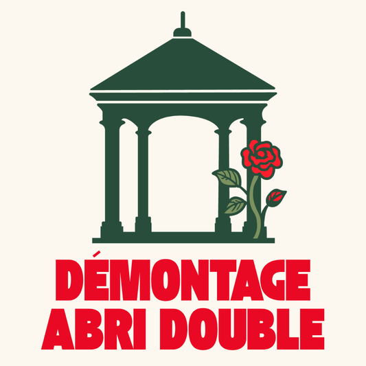 Démontage abri DOUBLE