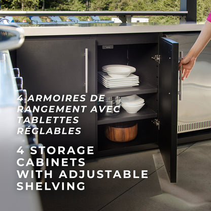 Fusion Fire Outdoor Kitchen Storage Cabinets