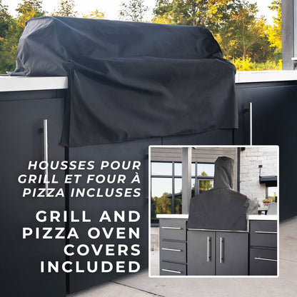 Fusion Fire Outdoor Kitchen Grill Cover and Oven Cover
