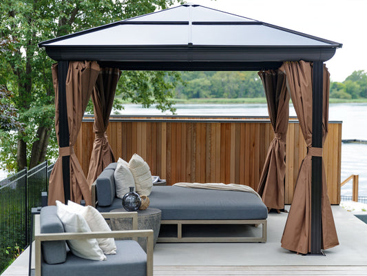 Le Gazebo Venus en Brun